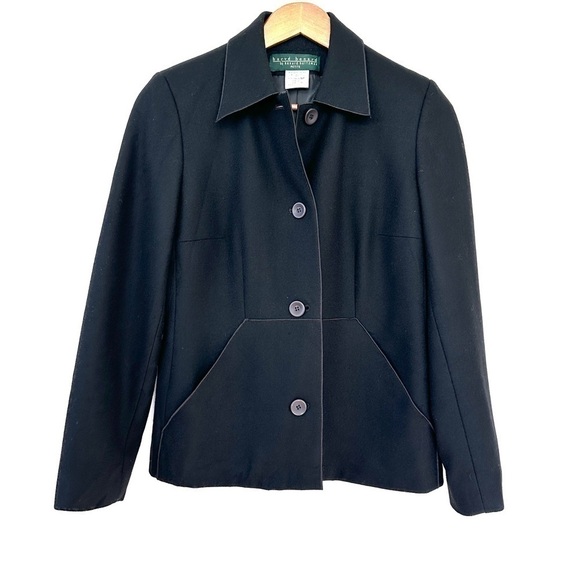 Harve Benard fitted jacket, button front, in a wool & viscose blend, lined - Picture 1 of 8